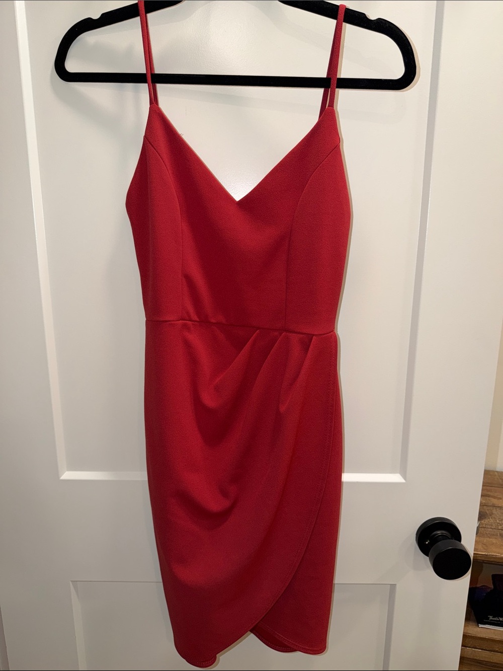 Lulus Brick Red Mini Dress Cocktail Sorority Homecoming Wedding Guest